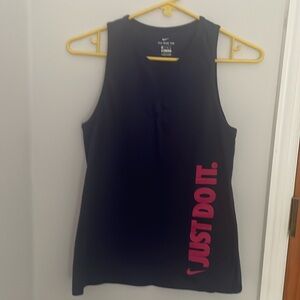 Nike, The Nike Tee, navy blue size XS, sleeveless athletic shirt.